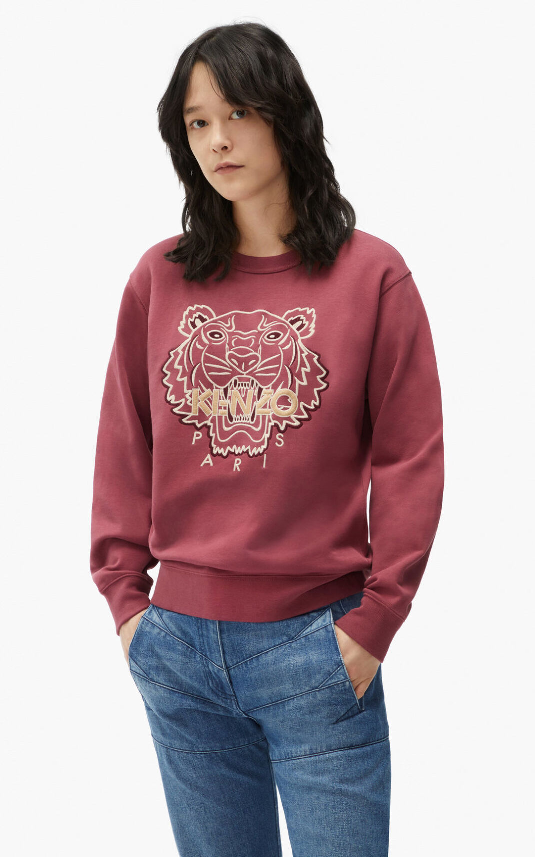 Sweatshirt Kenzo Tiger Feminino - Pretas | 219PCLXHF